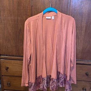 Sequins sweater jacket